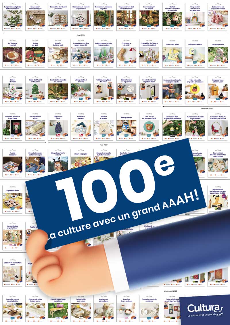 100 flyers tutoriels creatifs pour cultura